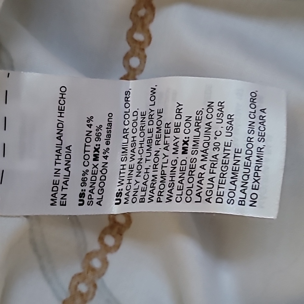 Chico's No Iron Stretch Status Print Tunic Size 2 (12) - Picture 14 of 14